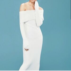 MANGO Off The Shoulder Dress Small